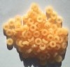 100 3x7mm Rough Cut Milky Orange Spacers